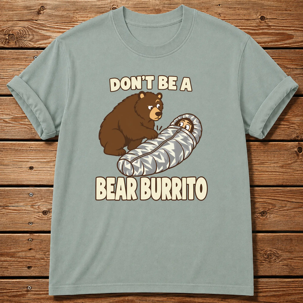 Bear Burrito T-Shirt - Bay