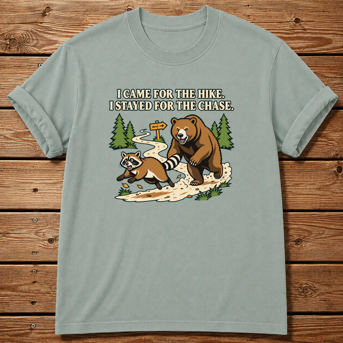 Bear Chase T-Shirt - Bay