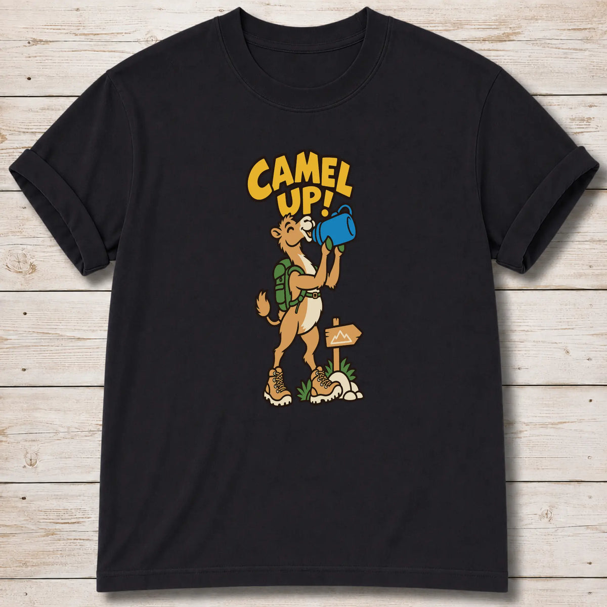 Black Camel Up T-Shirt