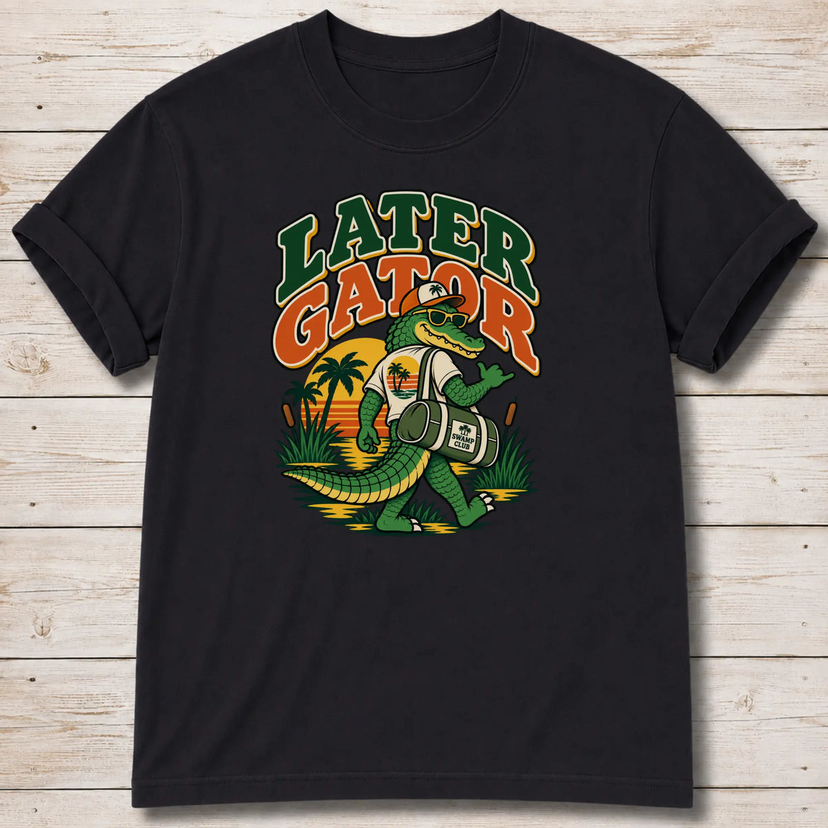 Later Gator T-Shirt - Black