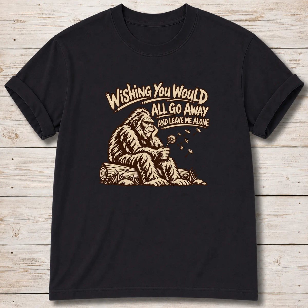 Black Leave Me Alone T-Shirt