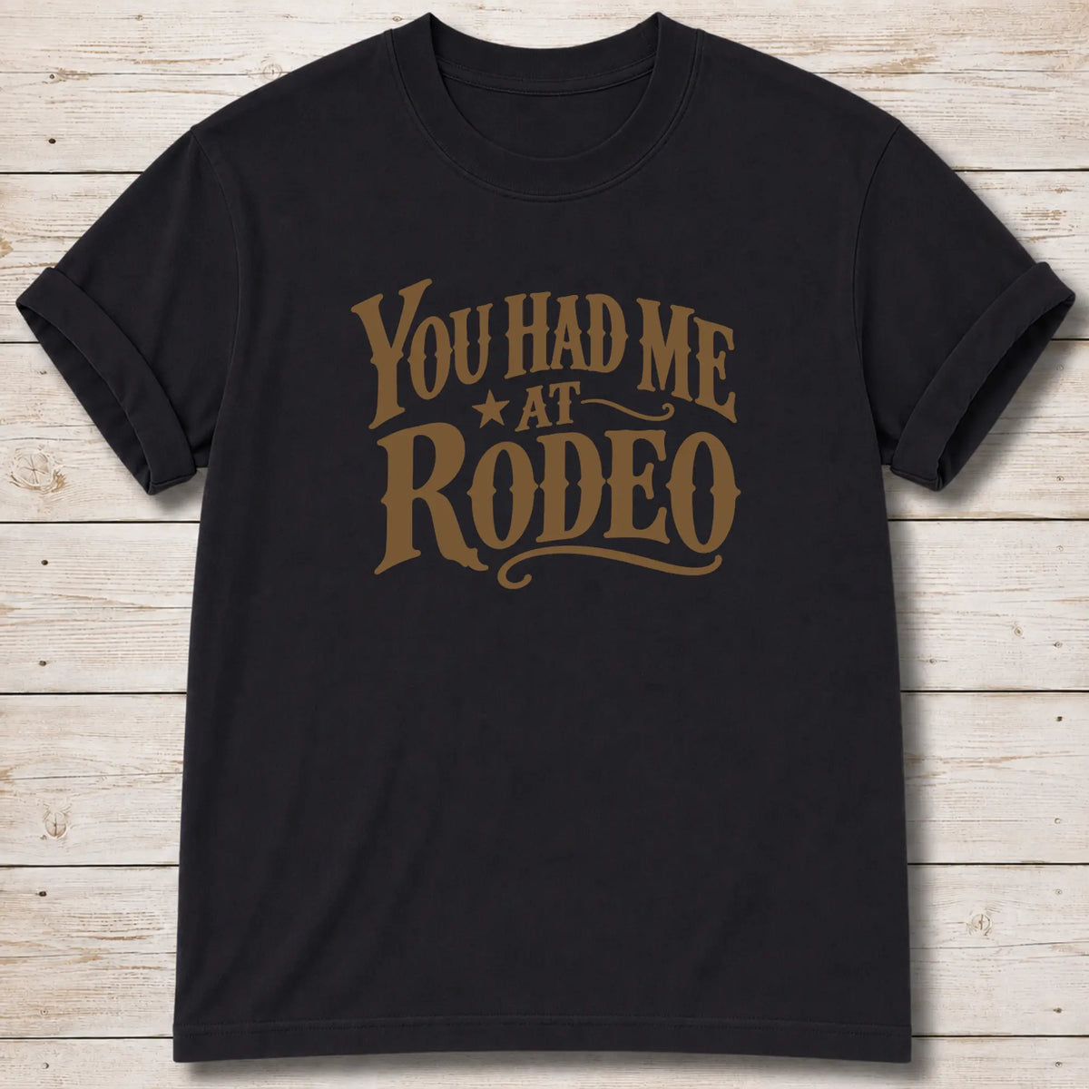 Black Rodeo Romance T-Shirt