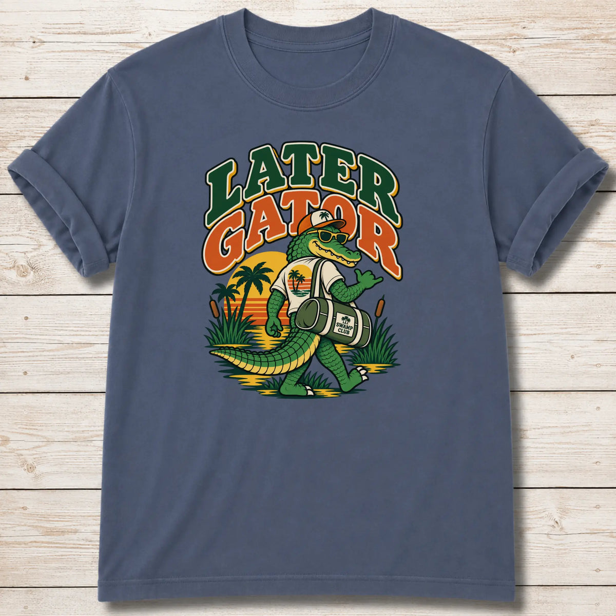 Later Gator T-Shirt - Blue Jean