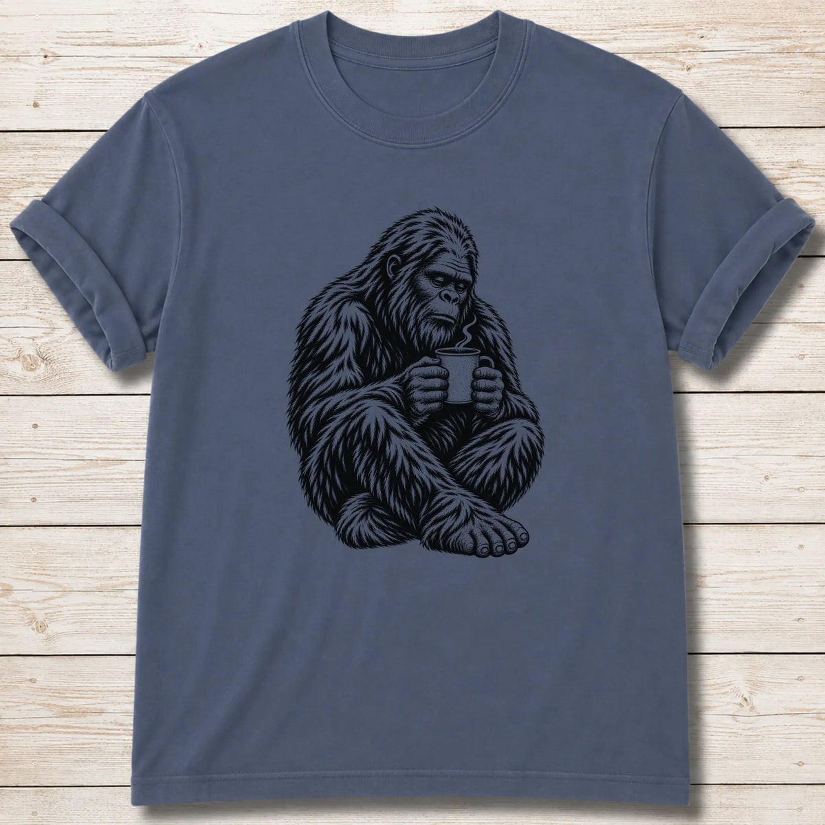 Morning Bigfoot T-Shirt - Blue Jean