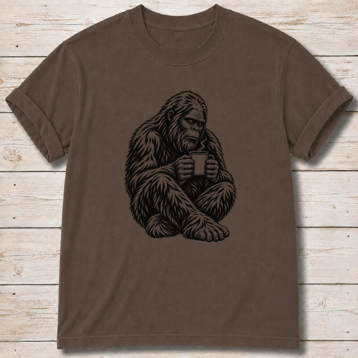Morning Bigfoot T-Shirt - Espresso