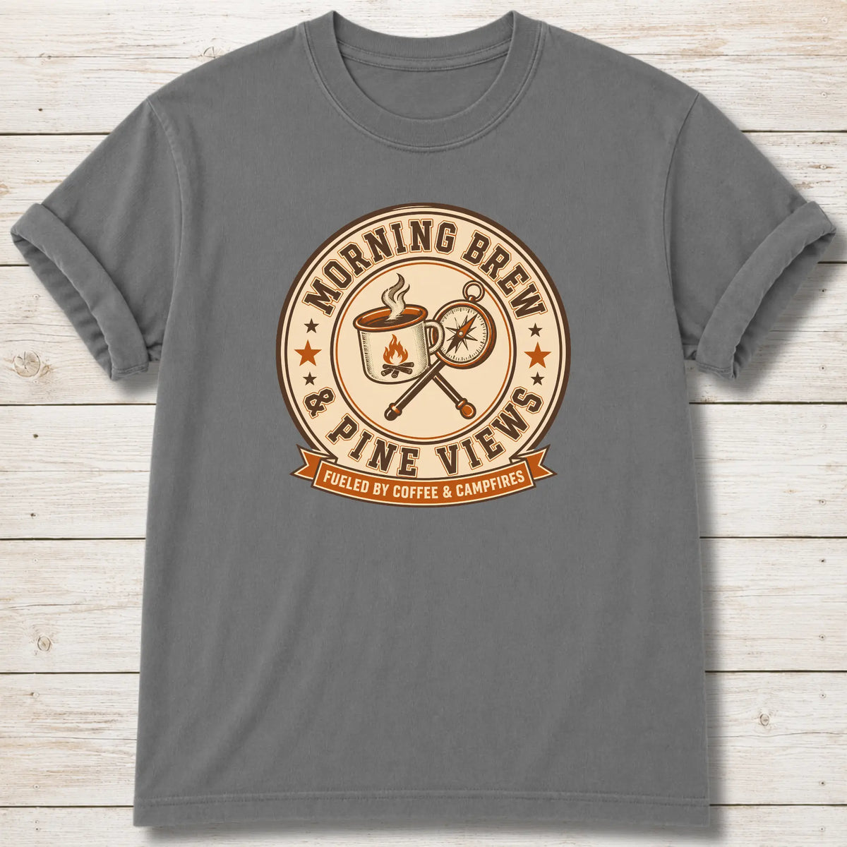 Morning Brew T-Shirt - Grey