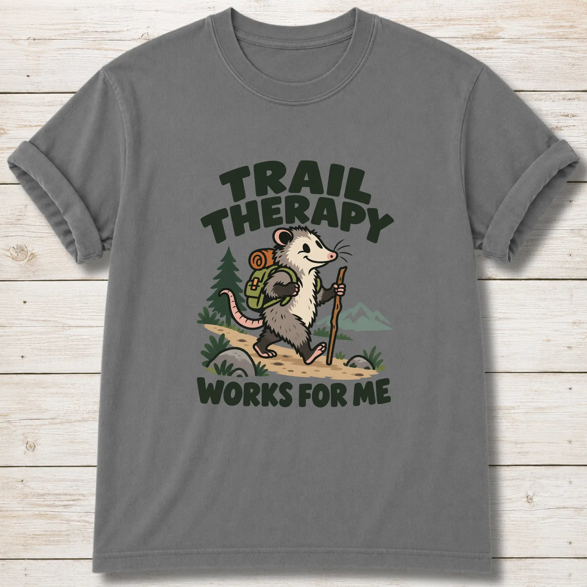 Trail Therapy T-Shirt - Grey