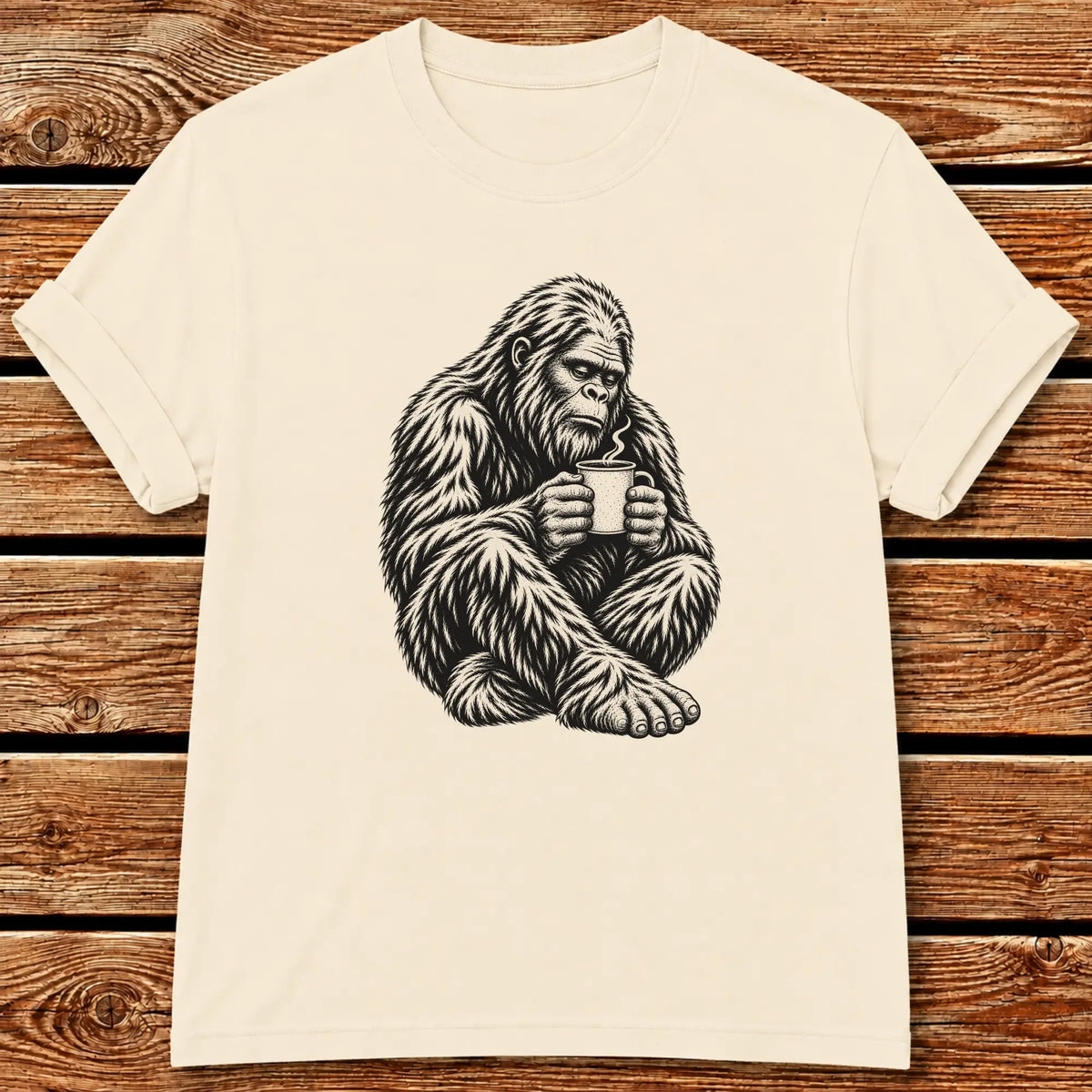 Morning Bigfoot T-Shirt - Ivory