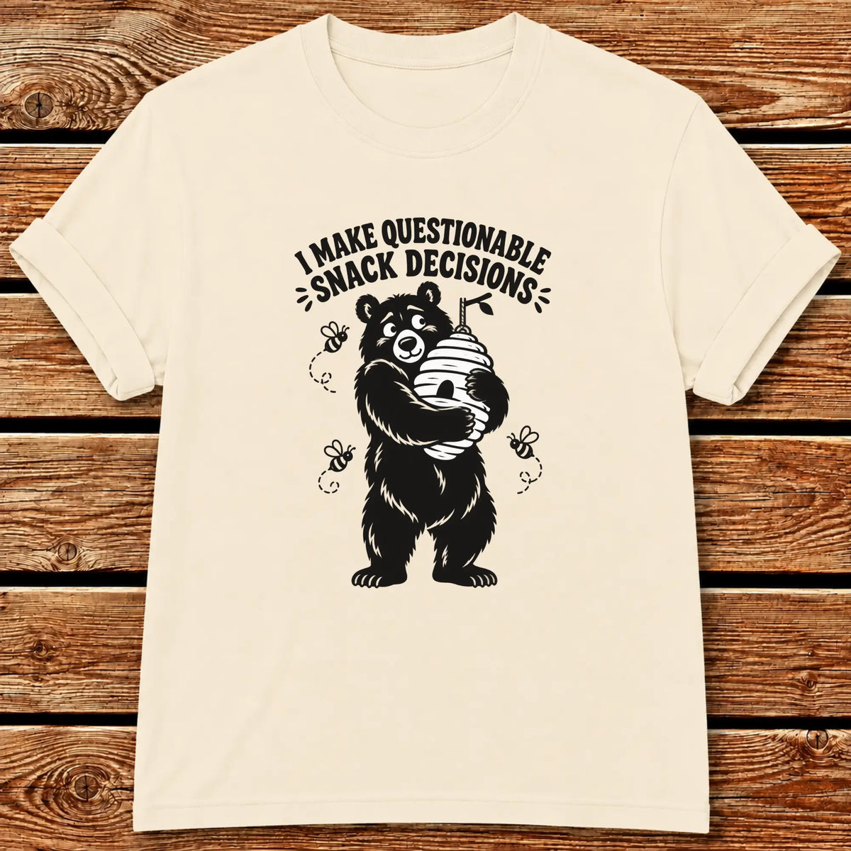 Snack Decisions T-Shirt - Ivory
