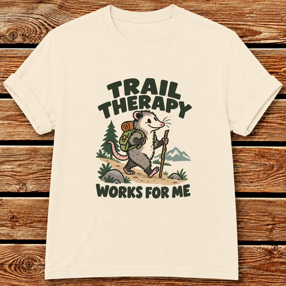 Trail Therapy T-Shirt - Ivory