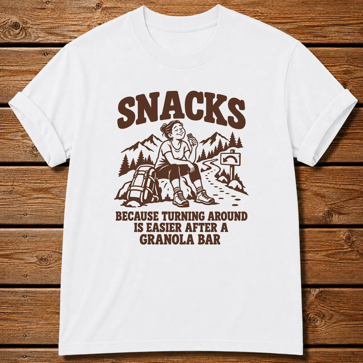 U-Turn Snacks T-Shirt - White