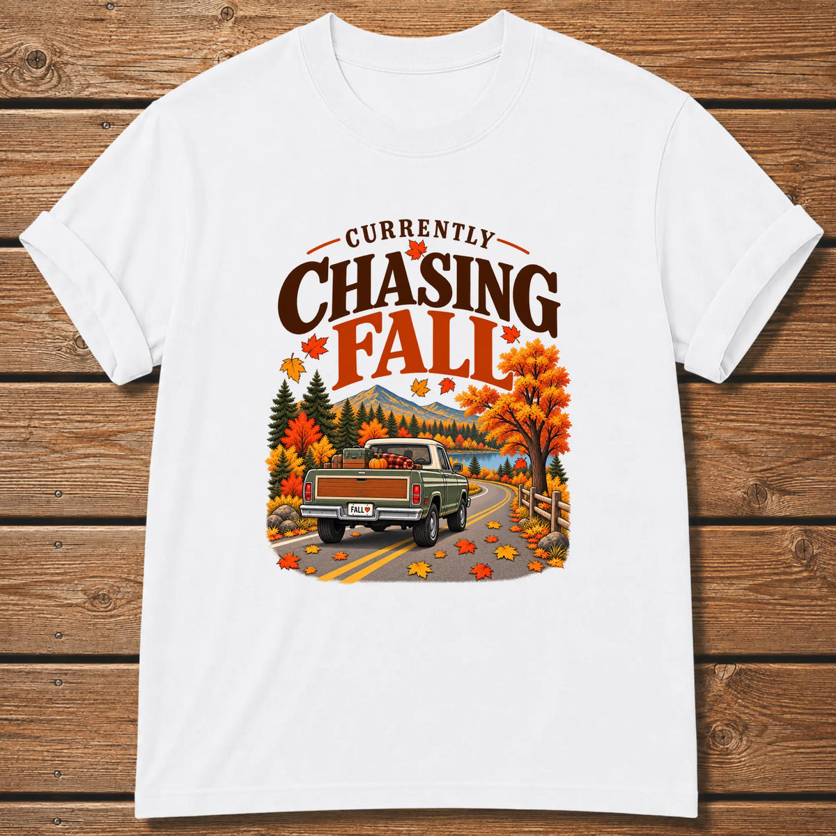 Chasing Fall T-Shirt - White