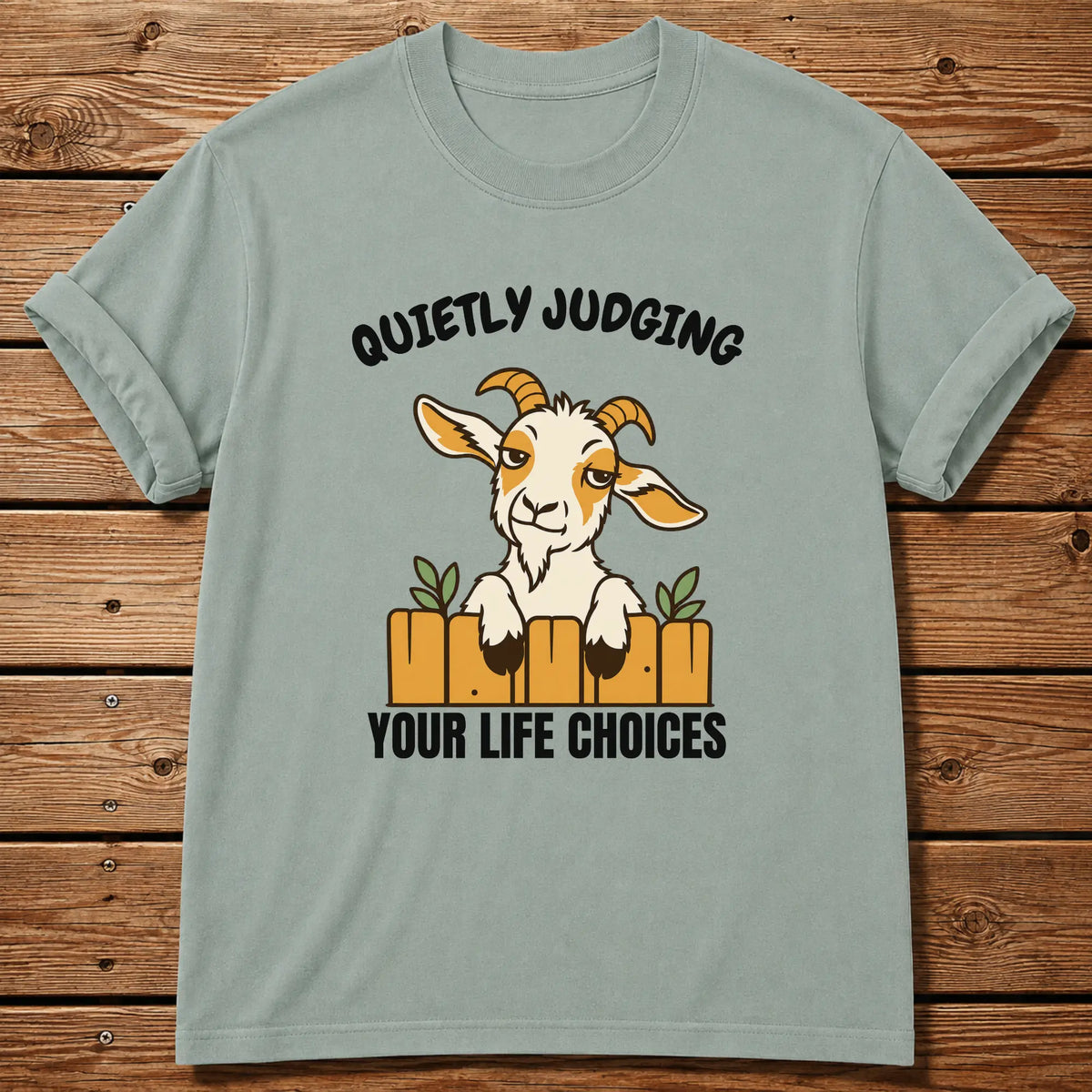 Goat Judging T-Shirt - Bay