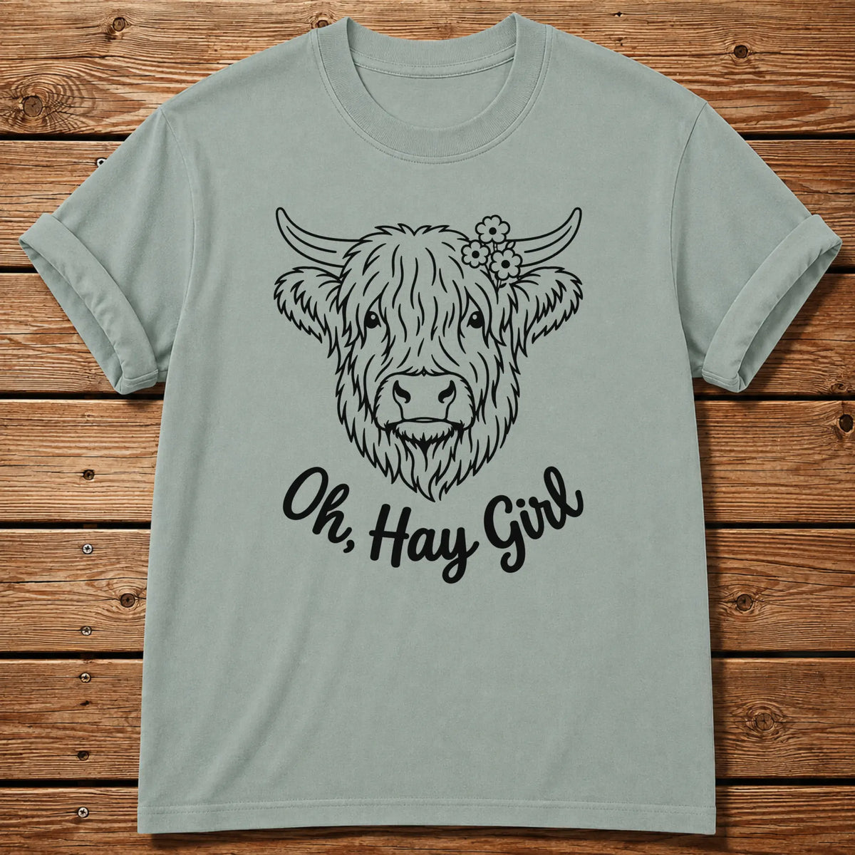Hey Girl T-Shirt - Bay