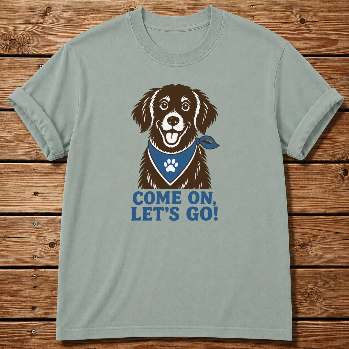 Let's Go Dog T-Shirt - Bay