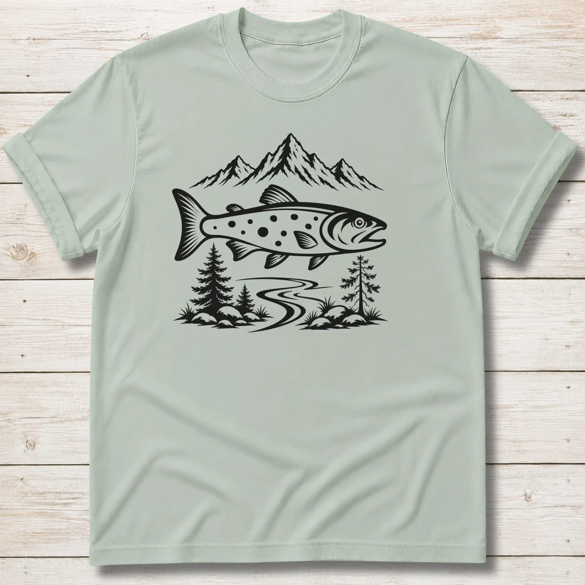 Mountain Stream T-Shirt - Bay