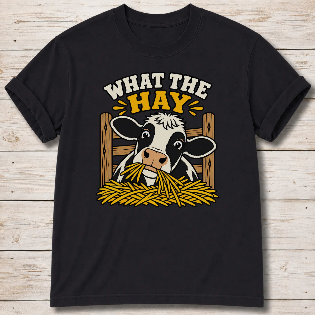 What The Hay T-Shirt - Black