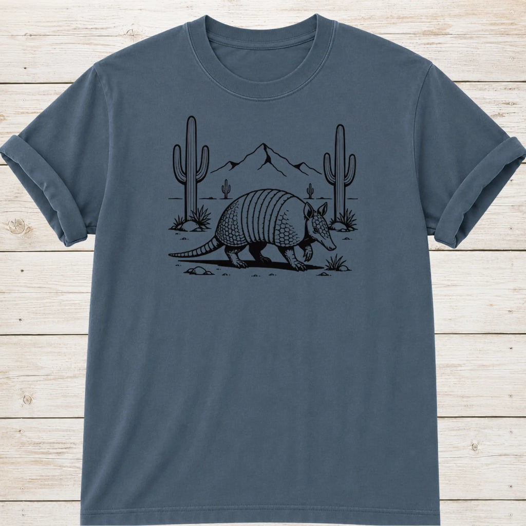 Desert Armadillo T-Shirt - Blue Jean