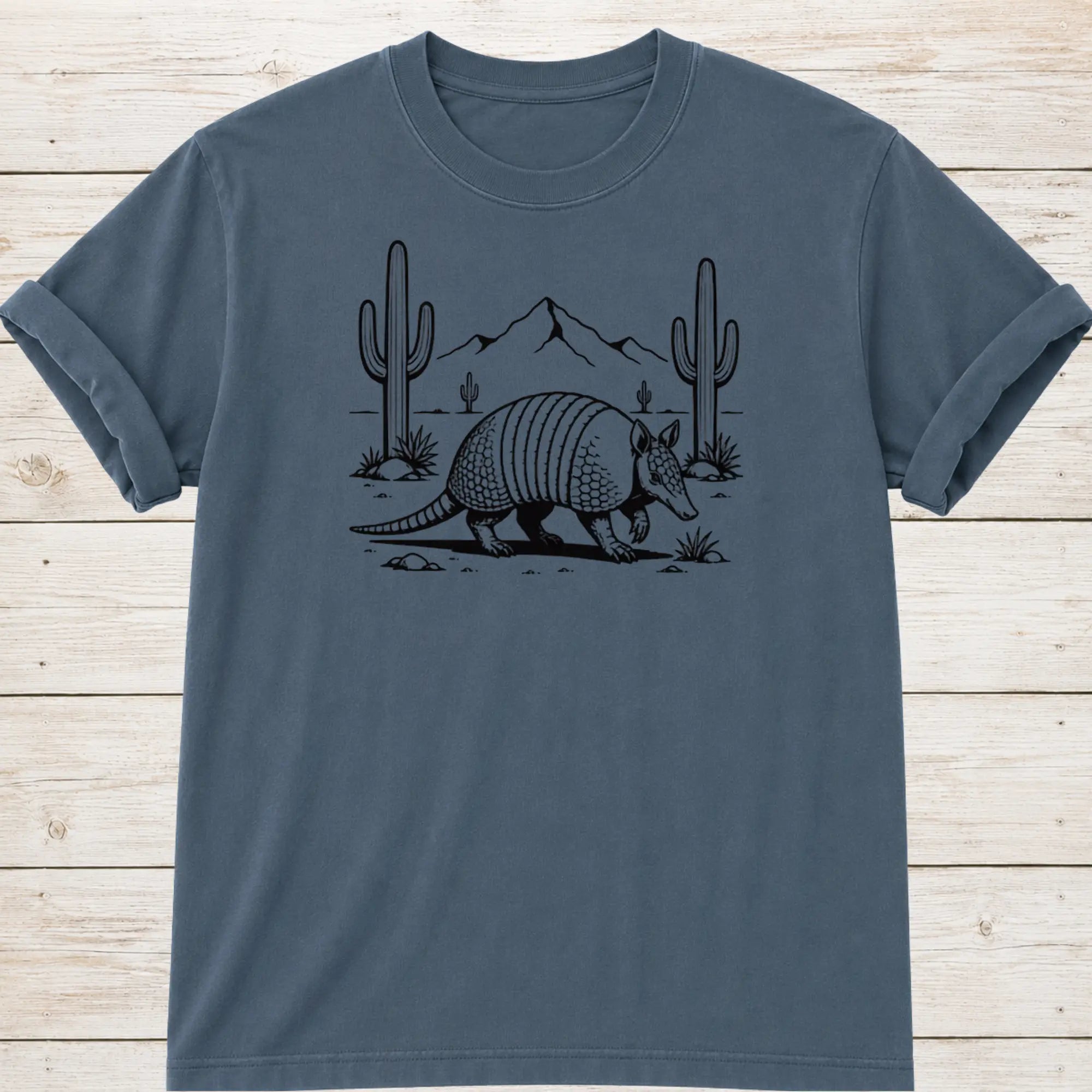 Desert Armadillo T-Shirt - Blue Jean