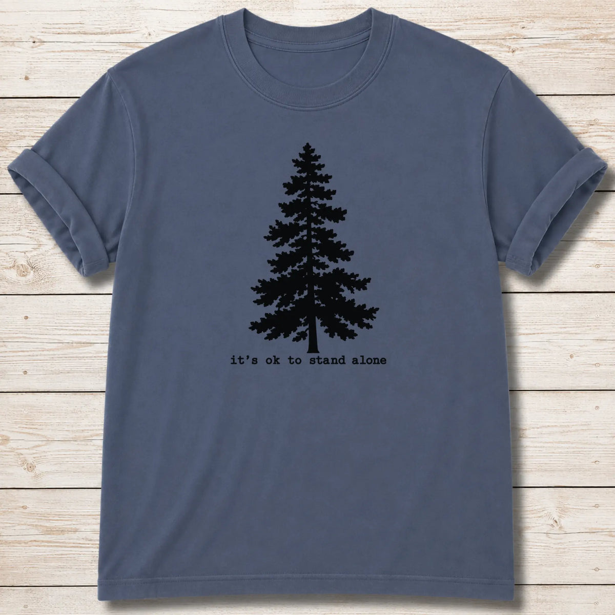 Stand Alone T-Shirt - Blue Jean