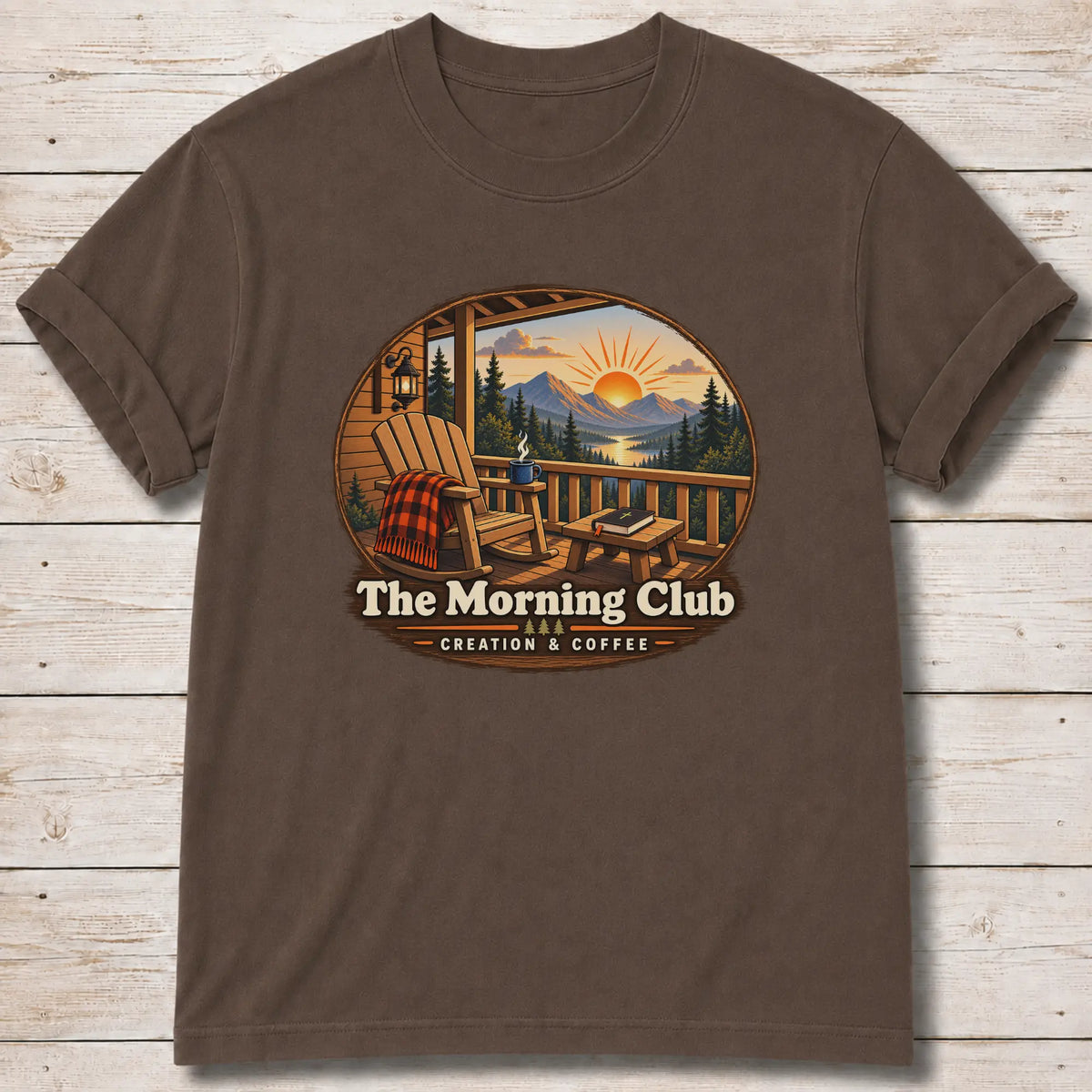 Morning Club T-shirt - Espresso