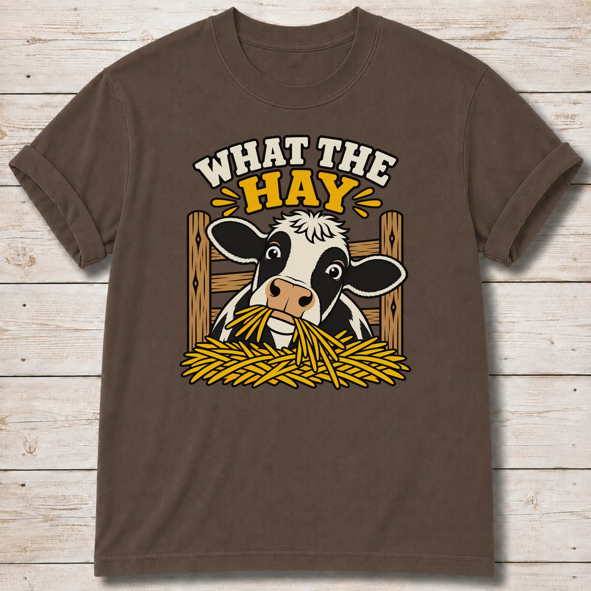 What The Hay T-Shirt - Espresso