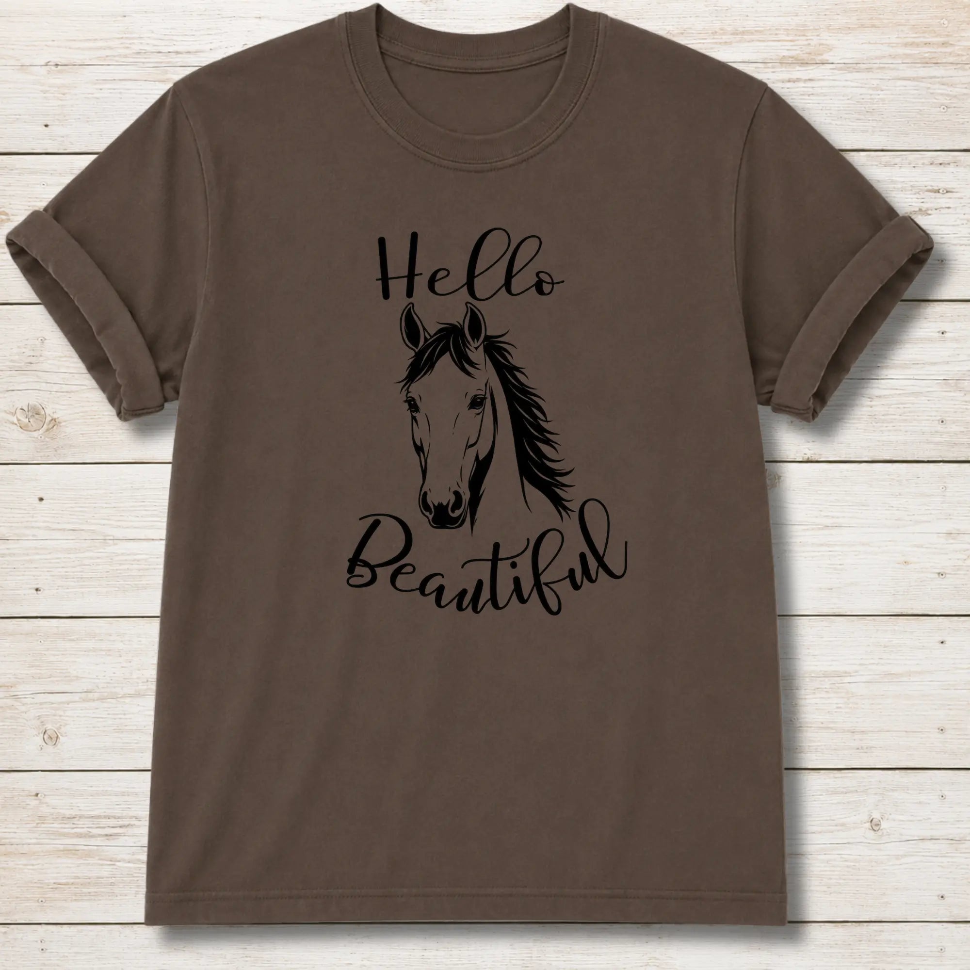 Beautiful Horse T-shirt - Expresso