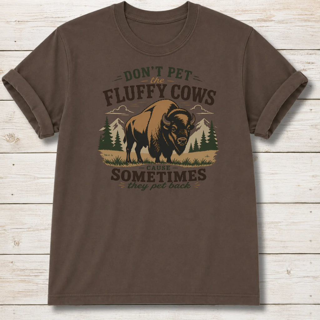 Fluffy Cows T-shirt - Expresso