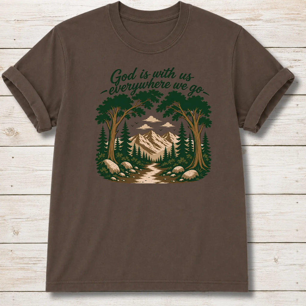 God Everywhere T-shirt - Expresso