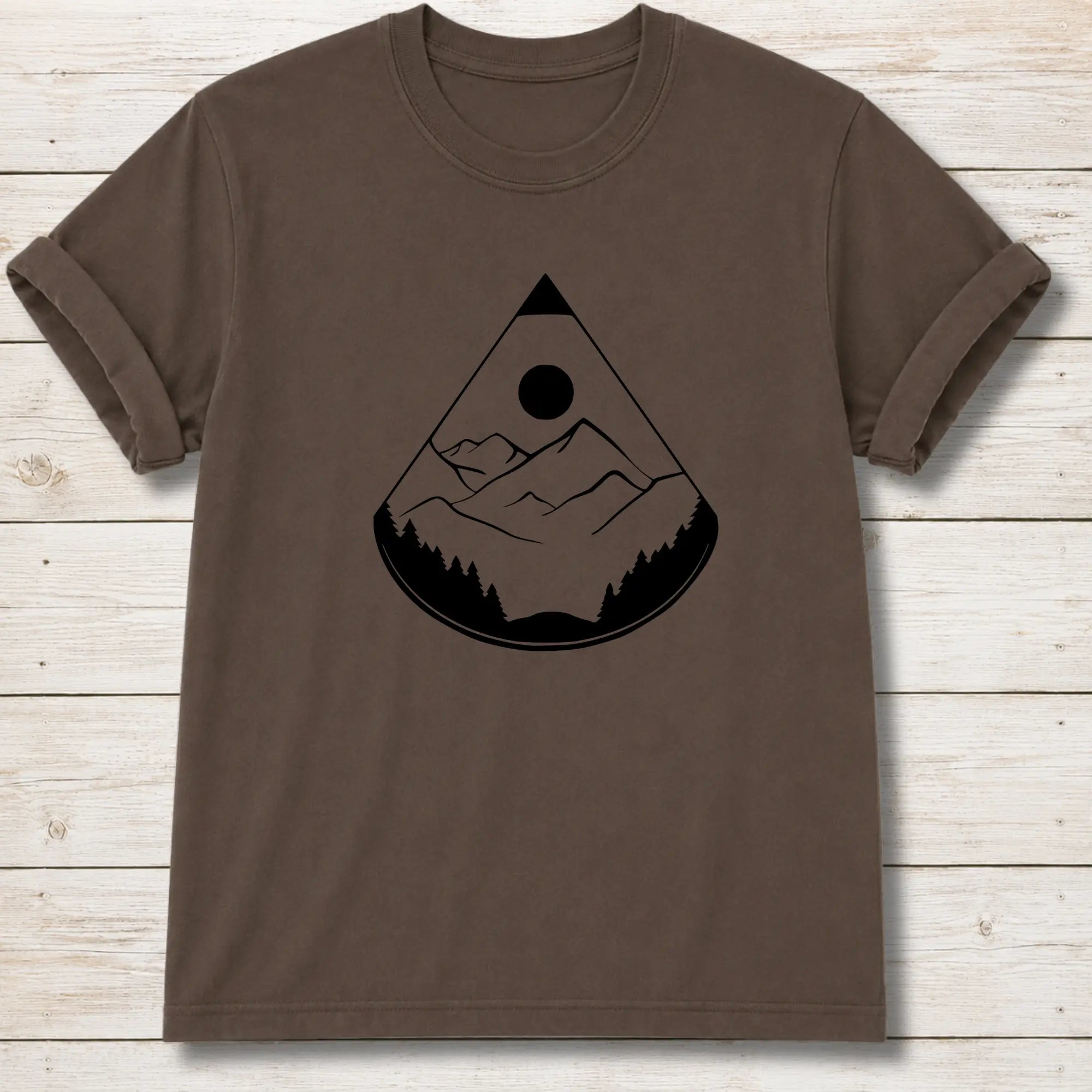 Triangle Mount T-Shirt -  Expresso