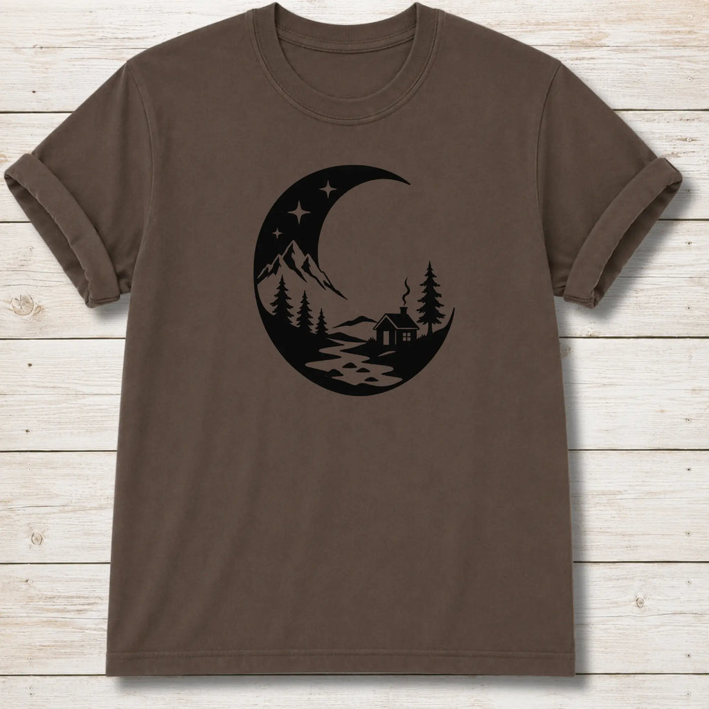 Night Scene T-shirt - Expresso