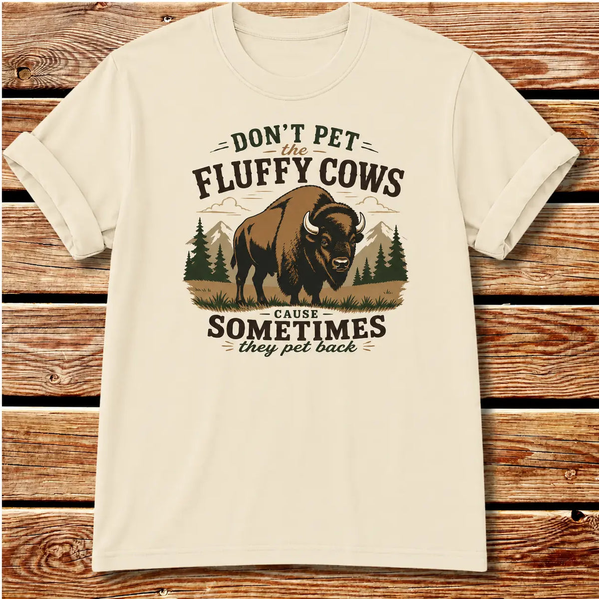 Fluffy Cows T-Shirt - Ivory