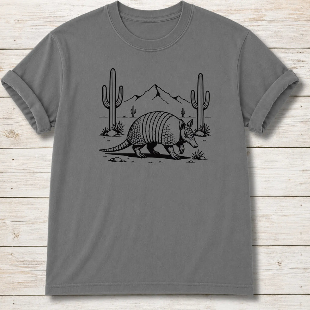 Desert Armadillo T-Shirt - Grey