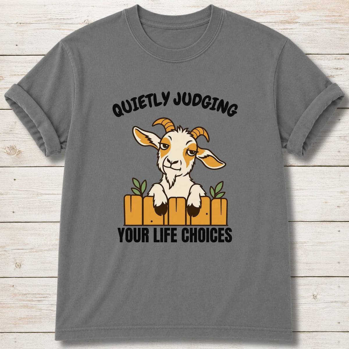 Goat Judging T-Shirt - Grey