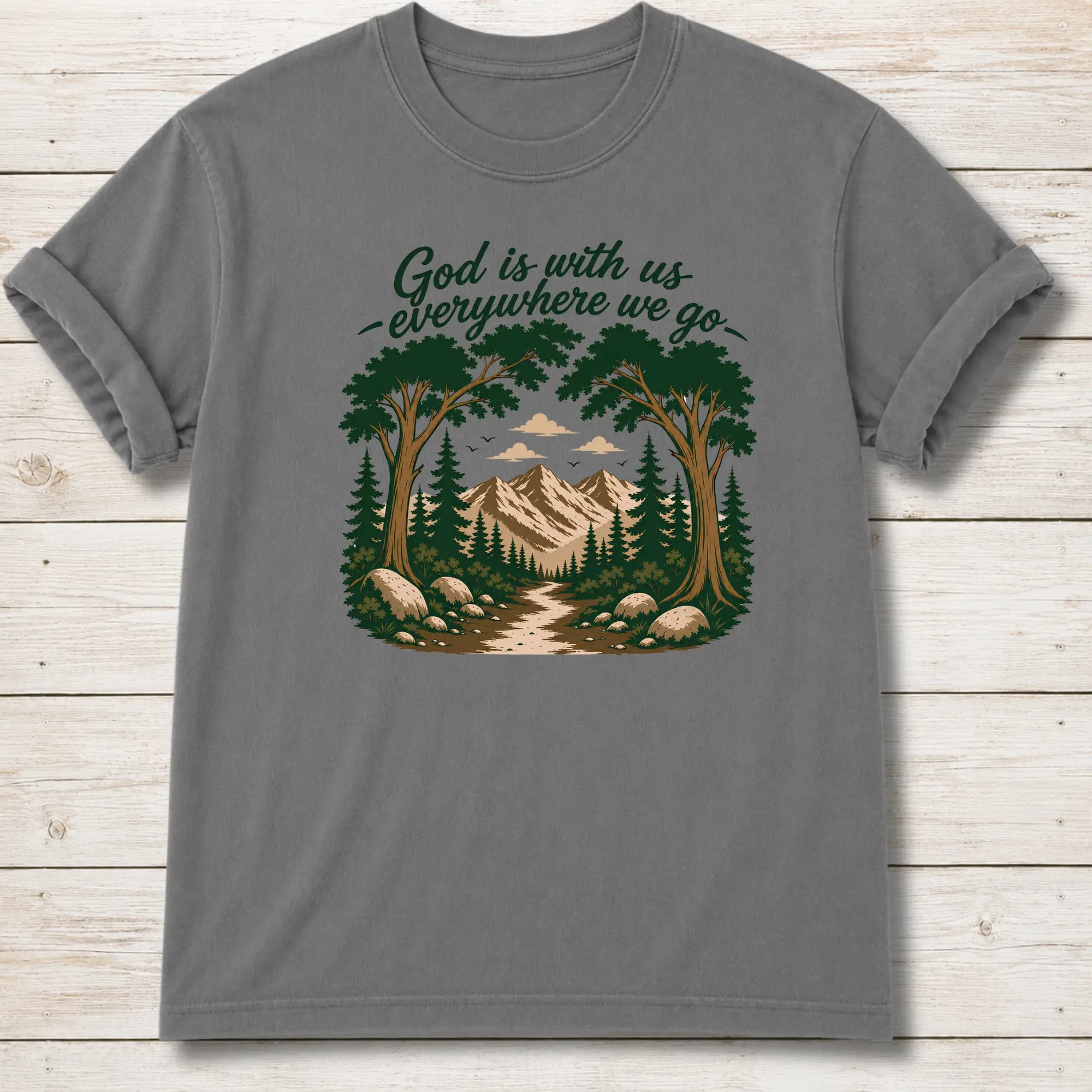 God Everywhere T-shirt - Grey