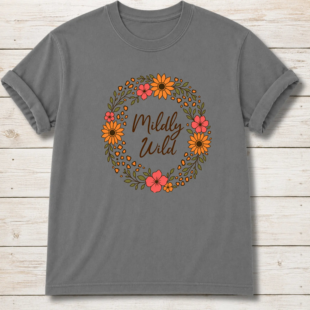 Mildly Wild T-shirt - Grey