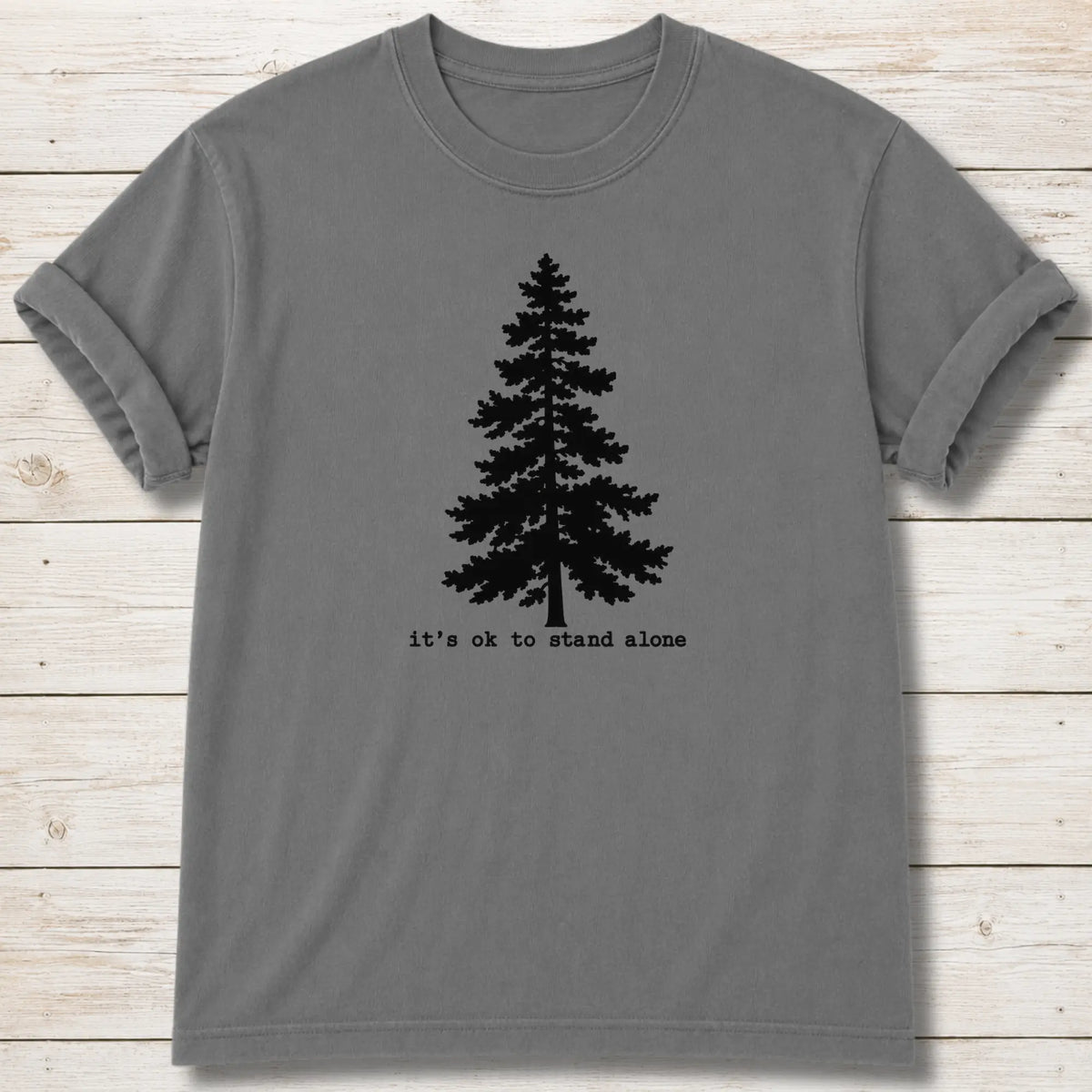 Stand Alone T-Shirt - Grey