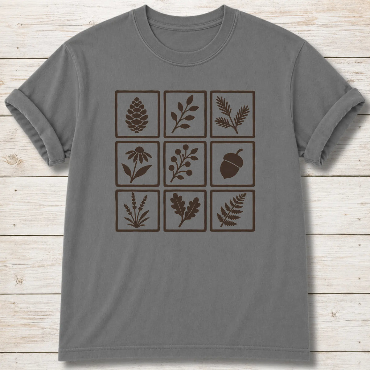 Wild Botanicals T-Shirt - Grey