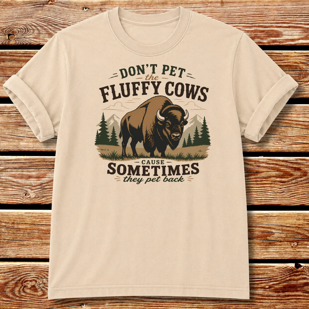 Fluffy Cows T-shirt - Ivory
