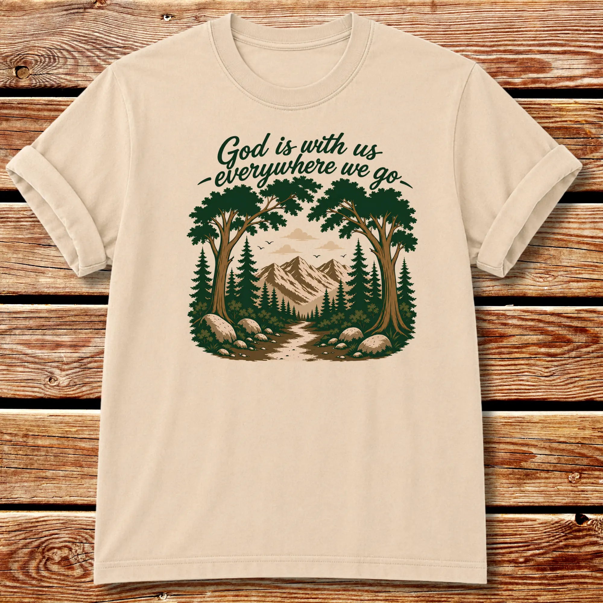 God Everywhere T-shirt - Ivory