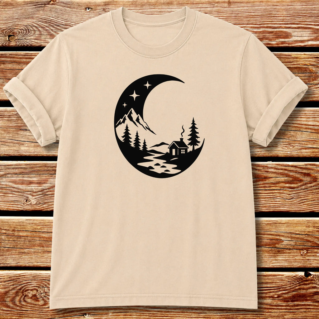 Night Scene T-shirt - Ivory