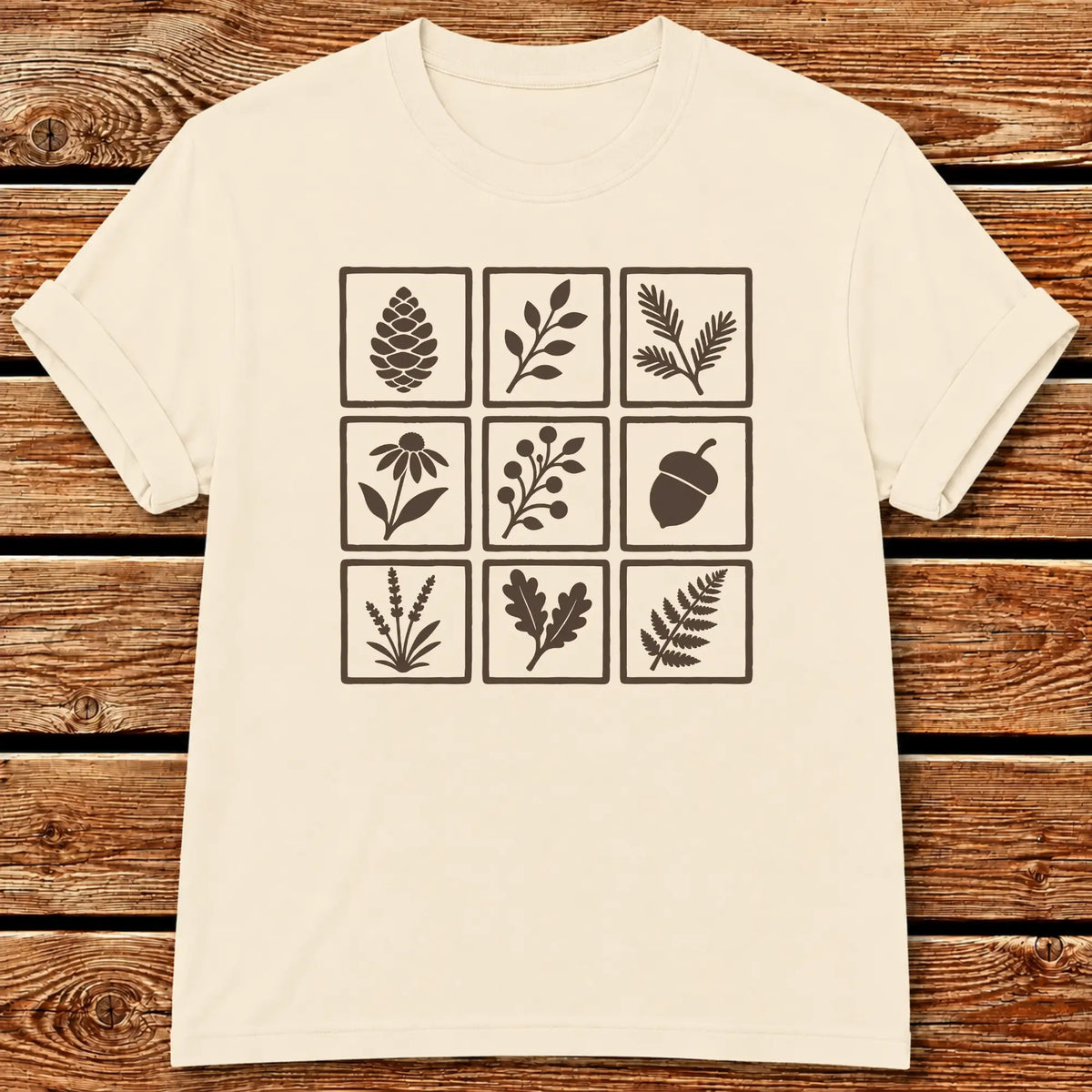 Wild Botanicals T-Shirt - Ivory