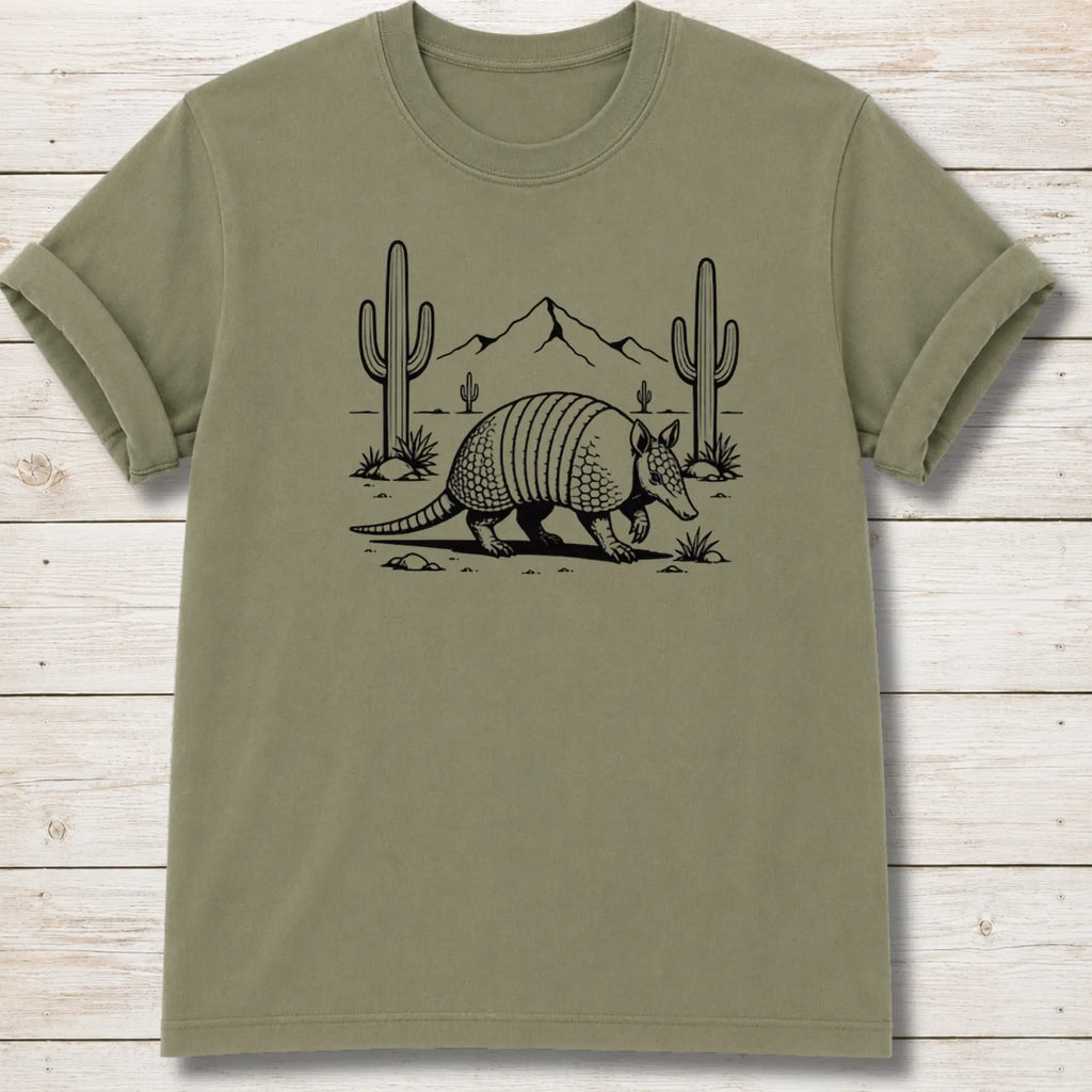 Desert Armadillo T-Shirt - Khaki