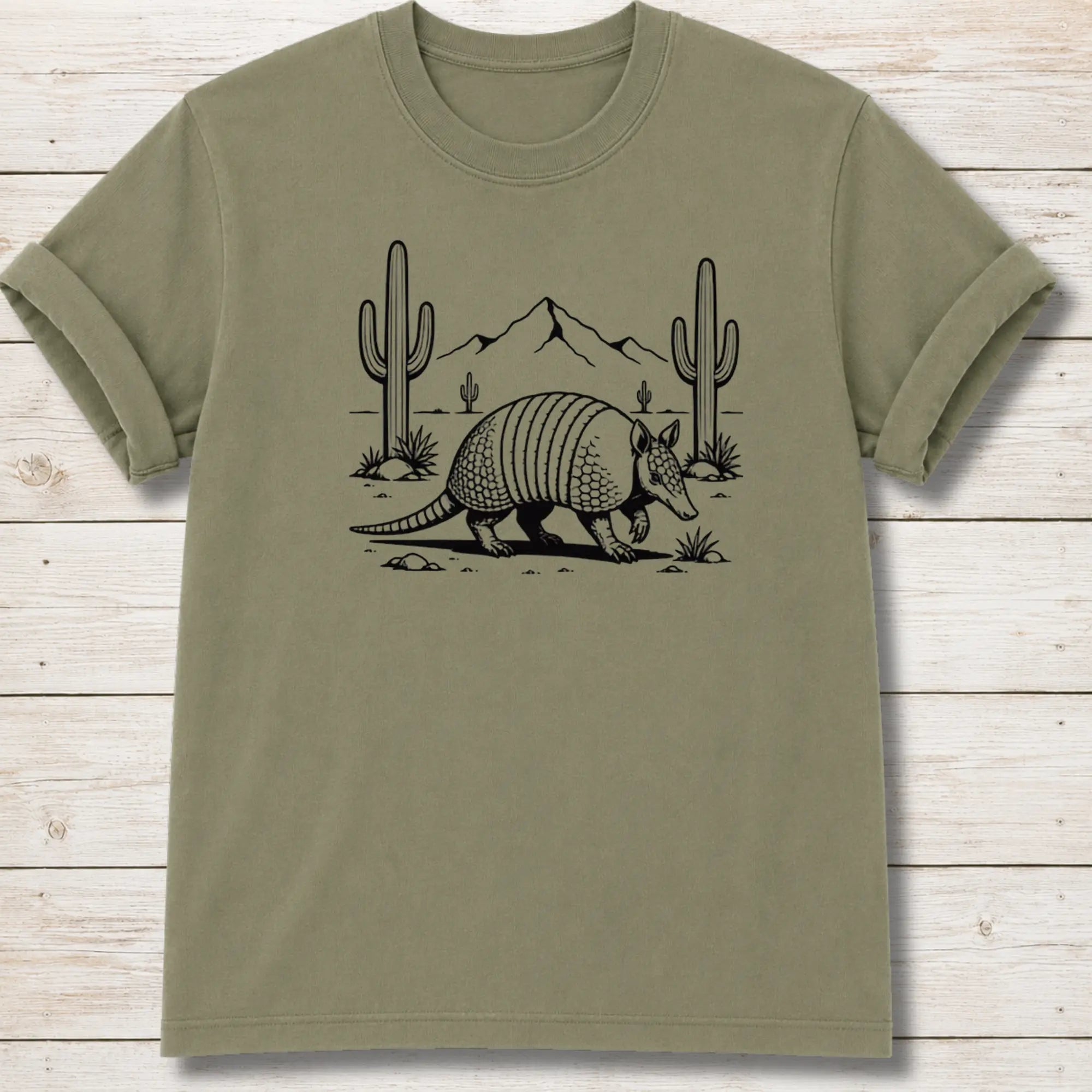 Desert Armadillo T-Shirt - Khaki