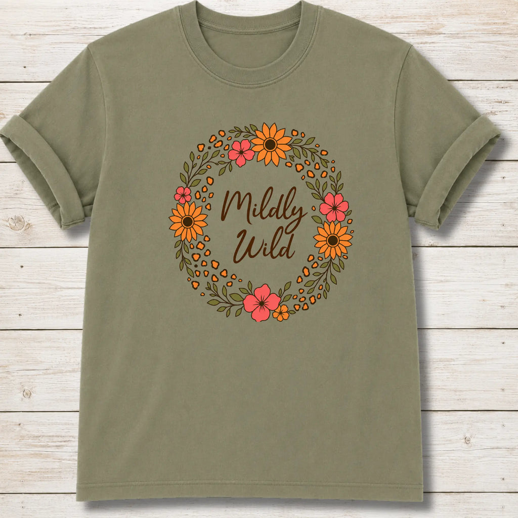 Mildly Wild T-shirt - Khaki