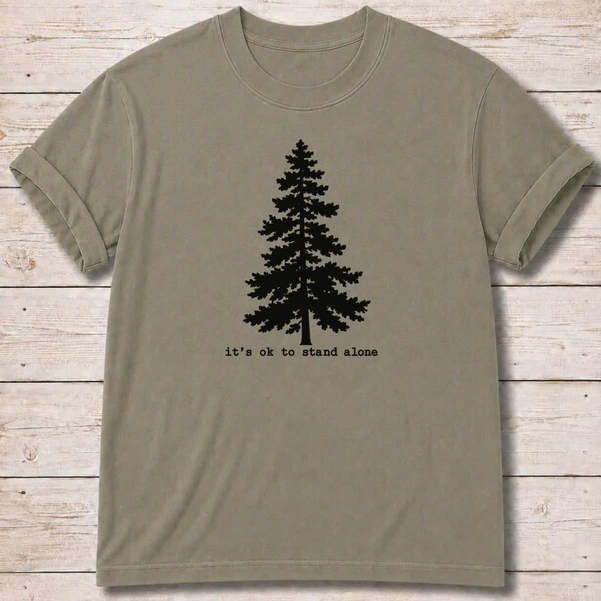 Stand Alone T-Shirt - Khaki