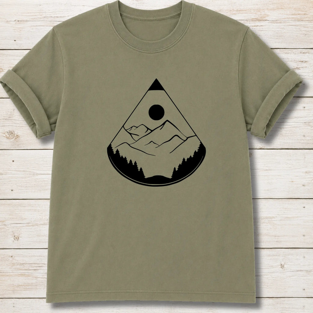 Triangle Mount T-Shirt - Khaki