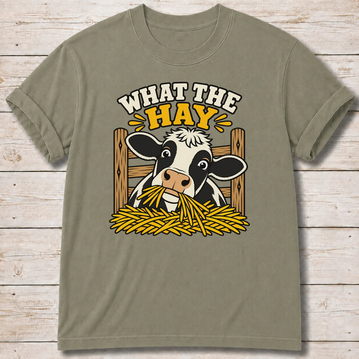 What The Hay T-Shirt - Khaki