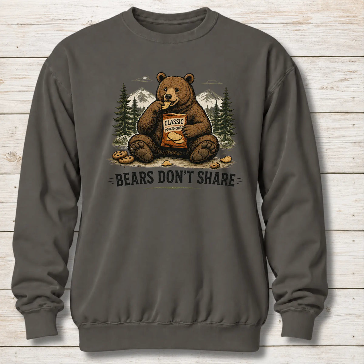 Pepper Bears Don’t Share Sweatshirt
