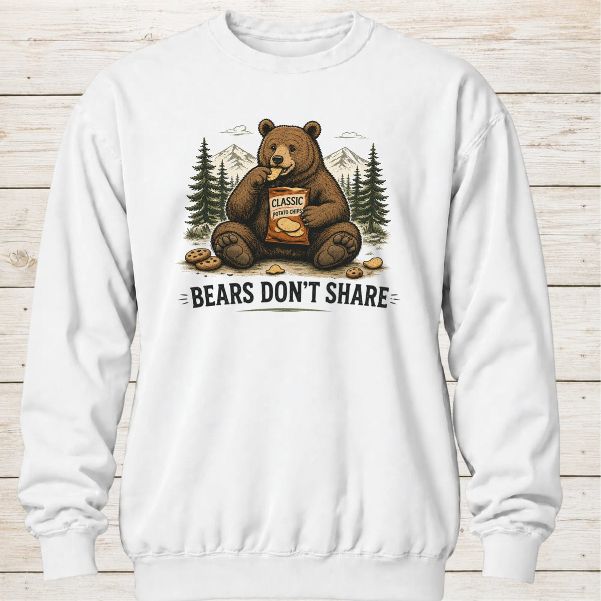 White Bears Don’t Share Sweatshirt